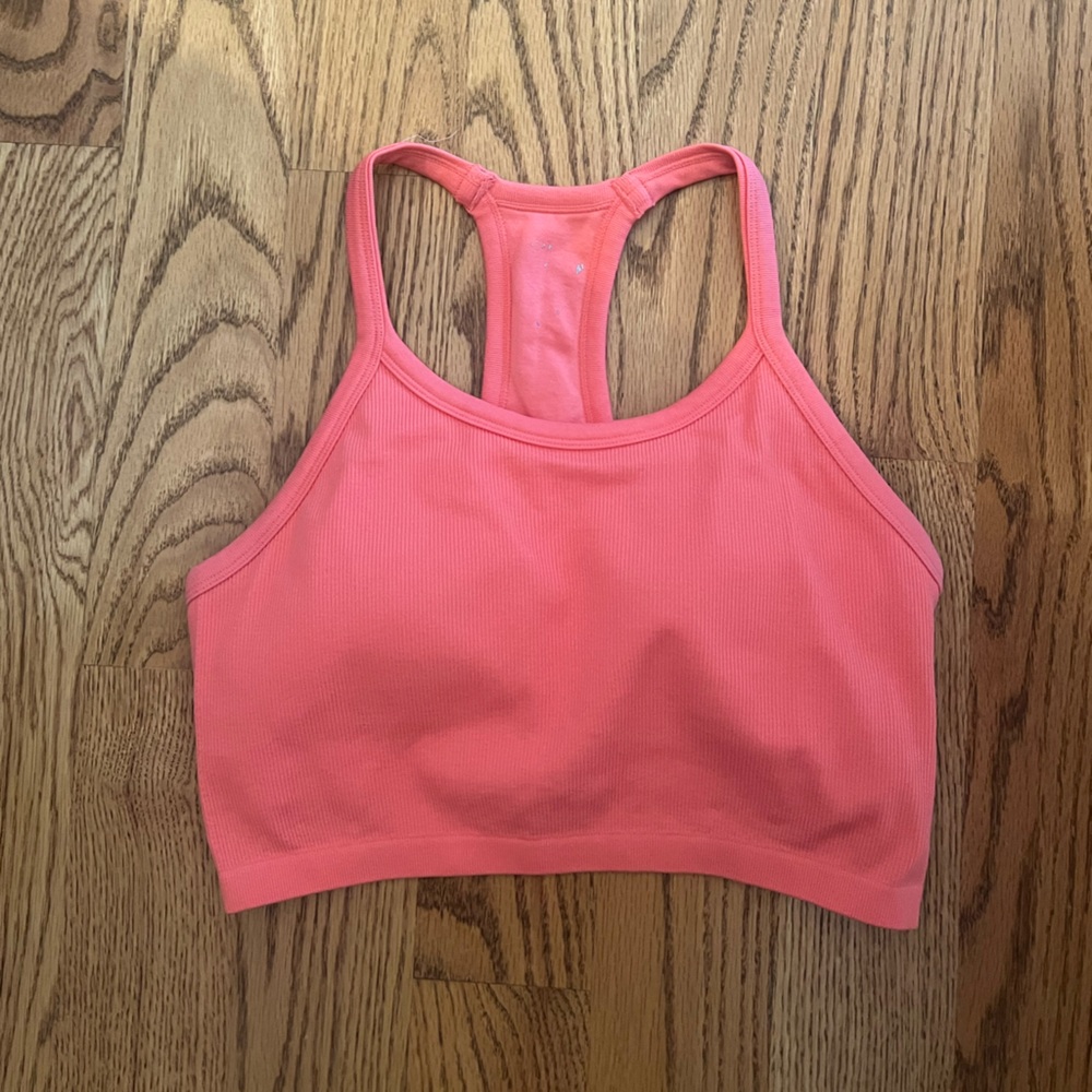 Amazon Pink Racerback Sports Bra
